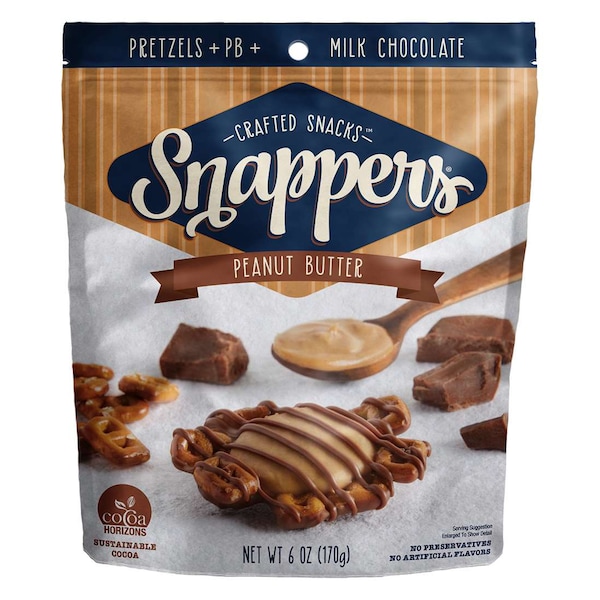 Snappers Peanut Butter Milk Chocolate 6 oz., PK6 212-10128 - main